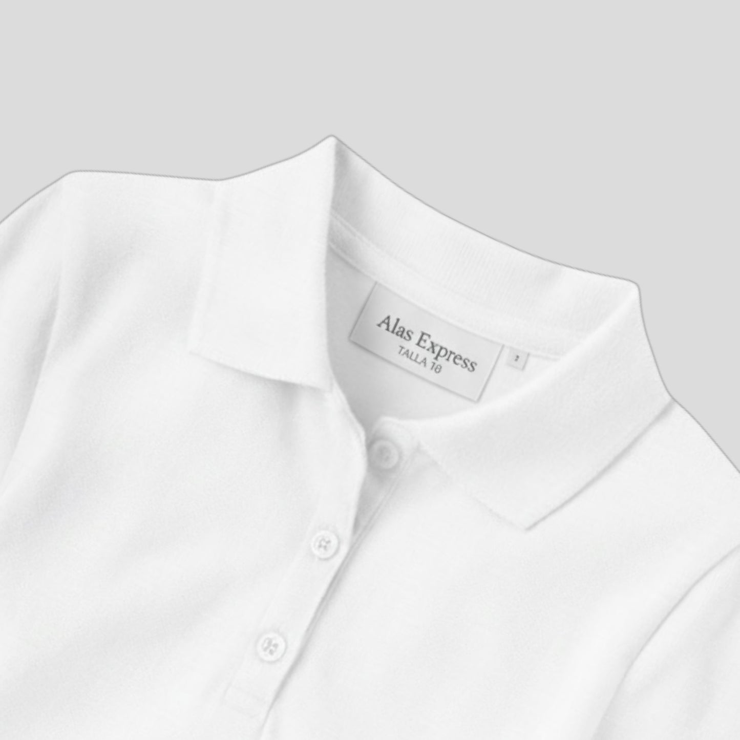 Polo Pique Blanco