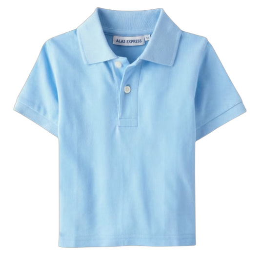 Polo Pique Celeste