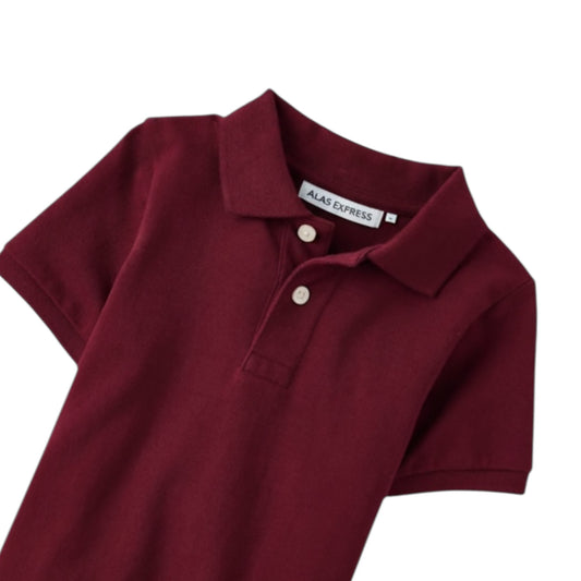 Polo Pique Guinda